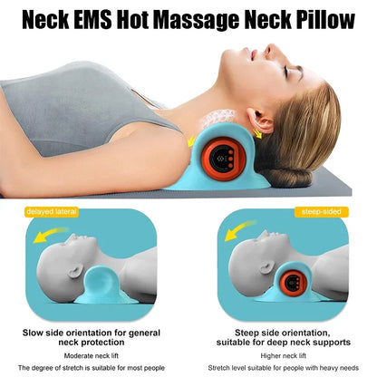 AuraRest EMS Neck Traction Pillow
