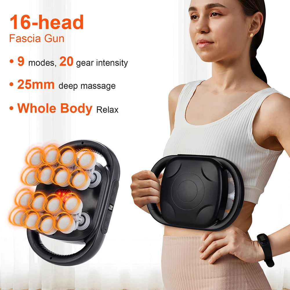 AuraRest 16-Head Deep Fascia Massager