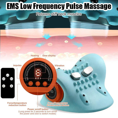 AuraRest EMS Neck Traction Pillow