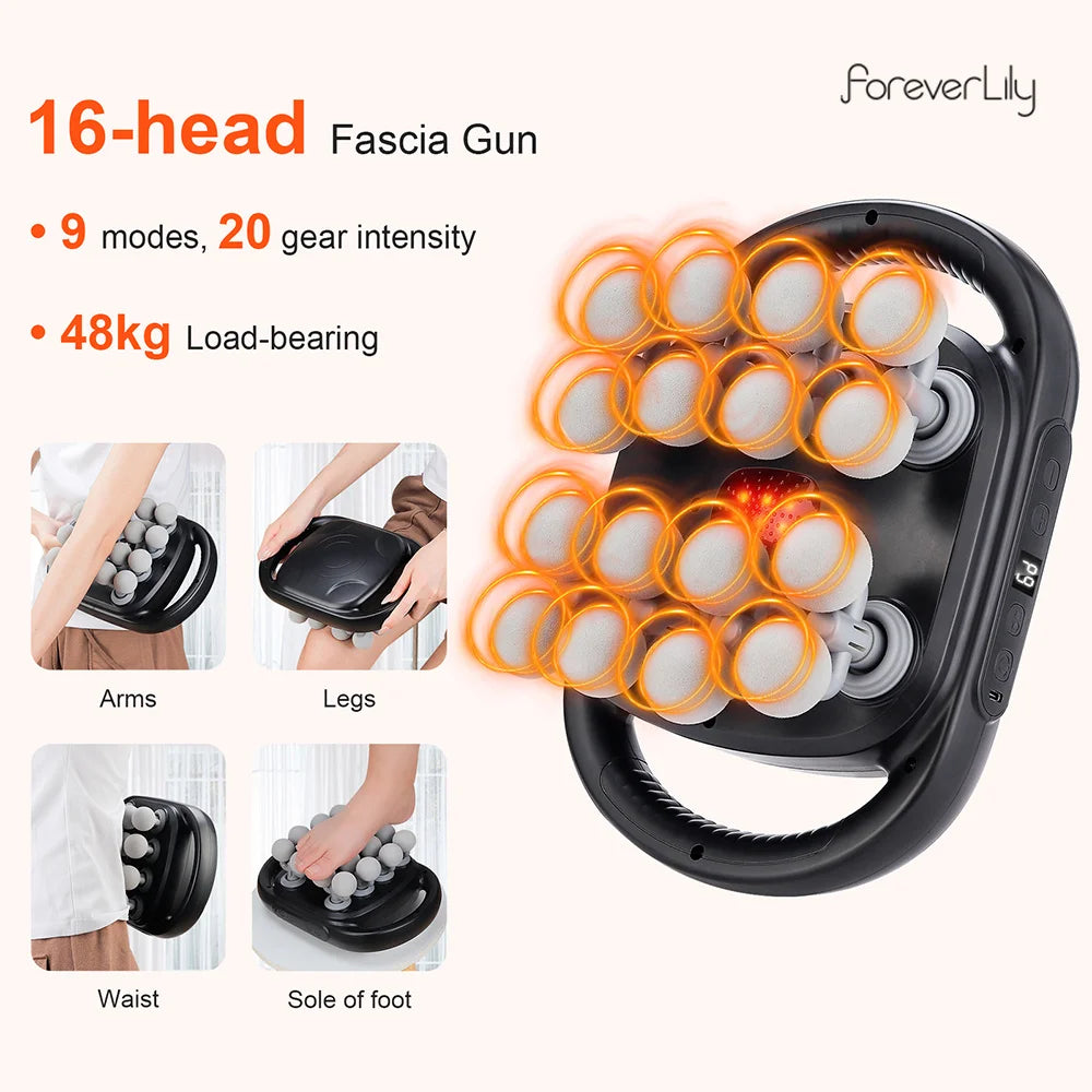 AuraRest 16-Head Deep Fascia Massager