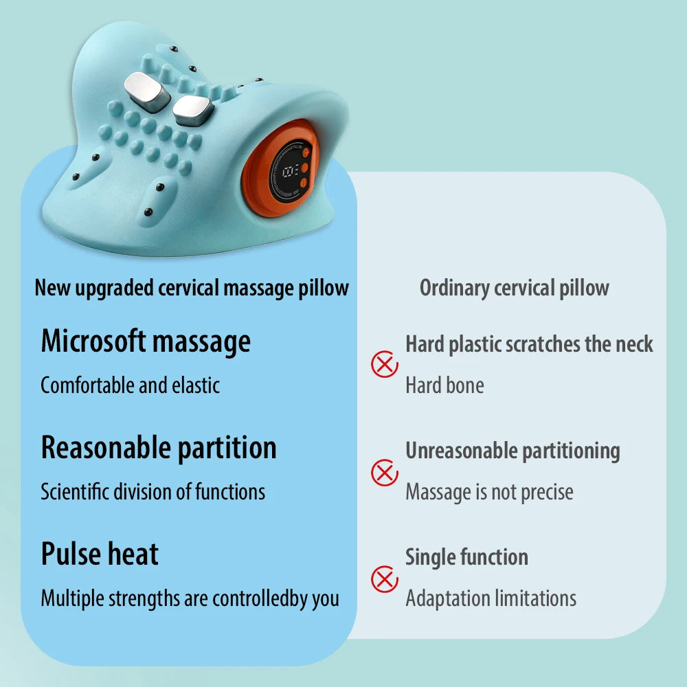 AuraRest EMS Neck Traction Pillow
