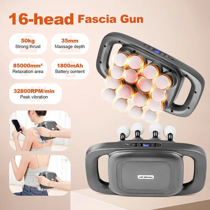 AuraRest 16-Head Deep Fascia Massager