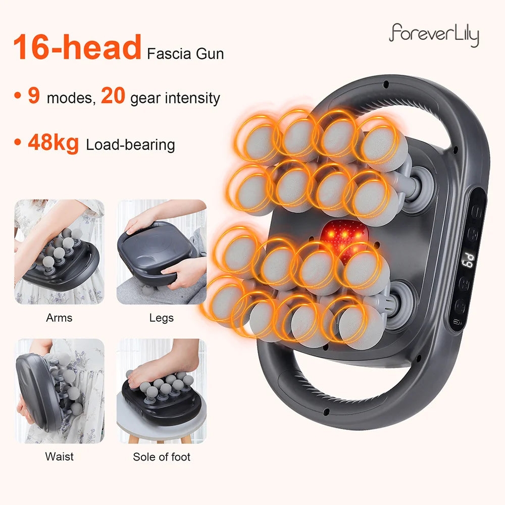 AuraRest 16-Head Deep Fascia Massager
