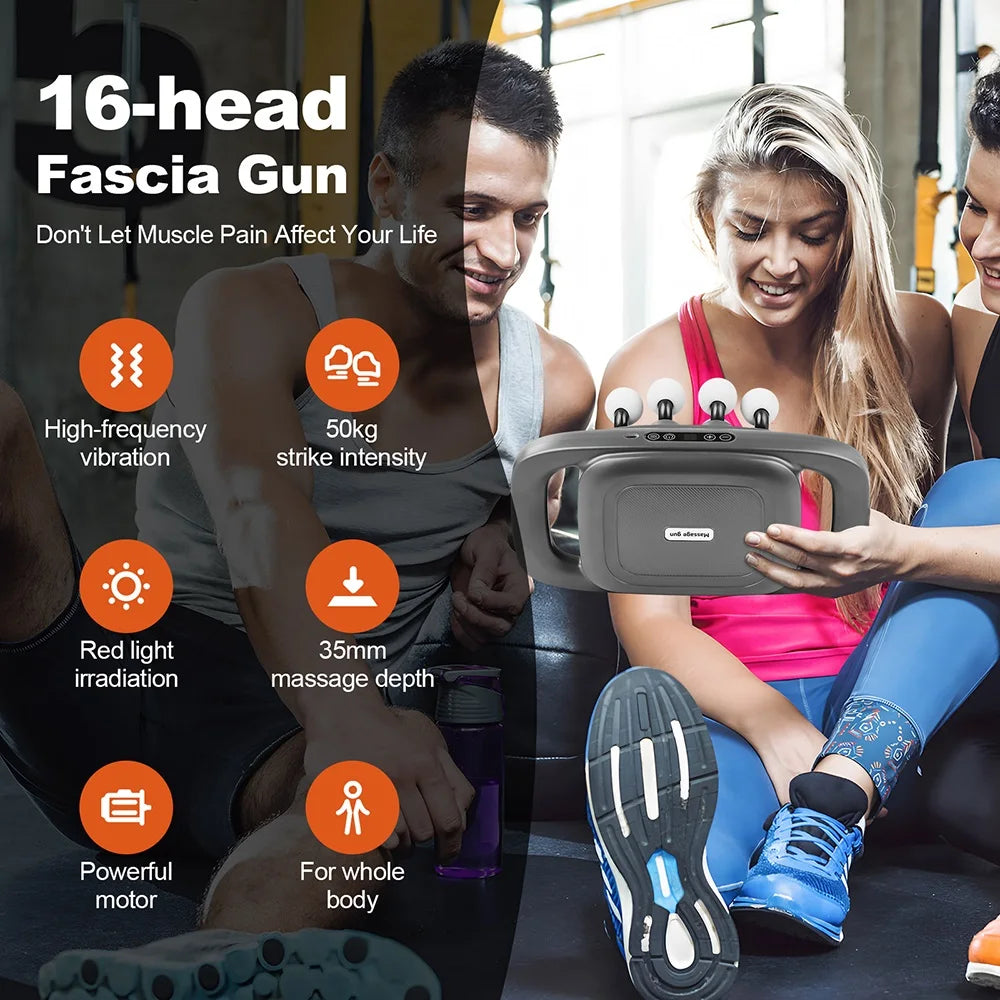 AuraRest 16-Head Deep Fascia Massager